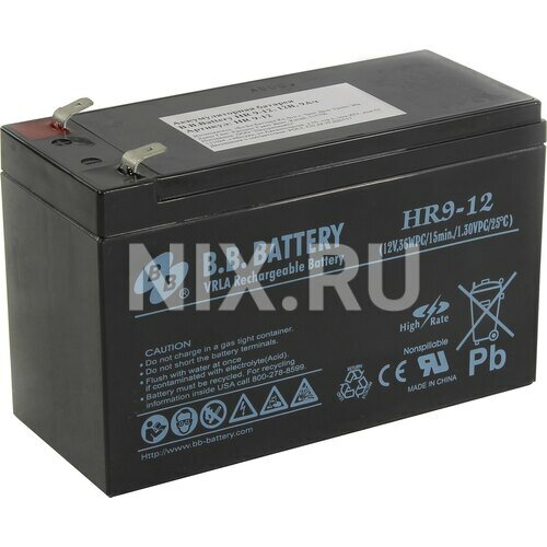 Аккумулятор B.b. battery HR9-12