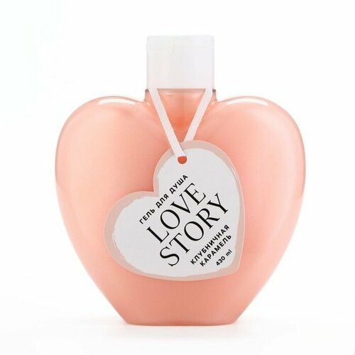 Гель для душа Love story 430 мл аромат клубничной карамели чистое счастье 785₽