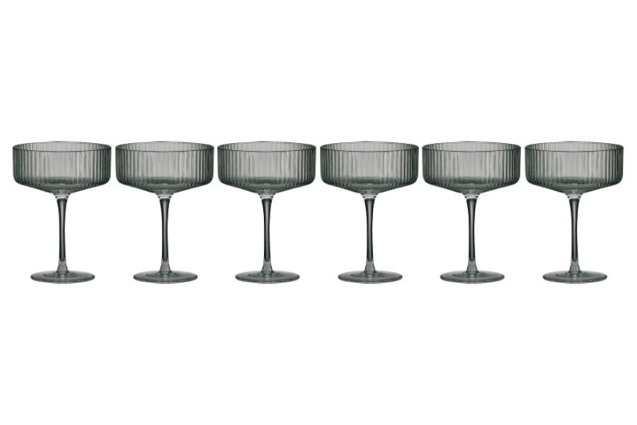 фото Набор бокалов для коктейля Modern Classic, серый, 0,25 л, 6 шт (Pozzi Milano 1876)