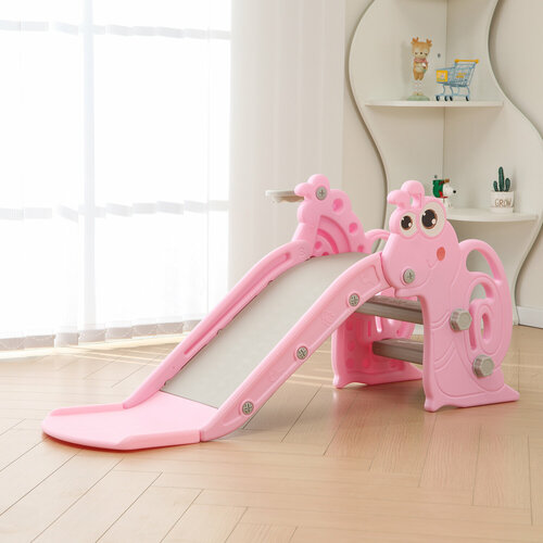 Горка детская UT0106 Улитка цвет розовый 3966₽