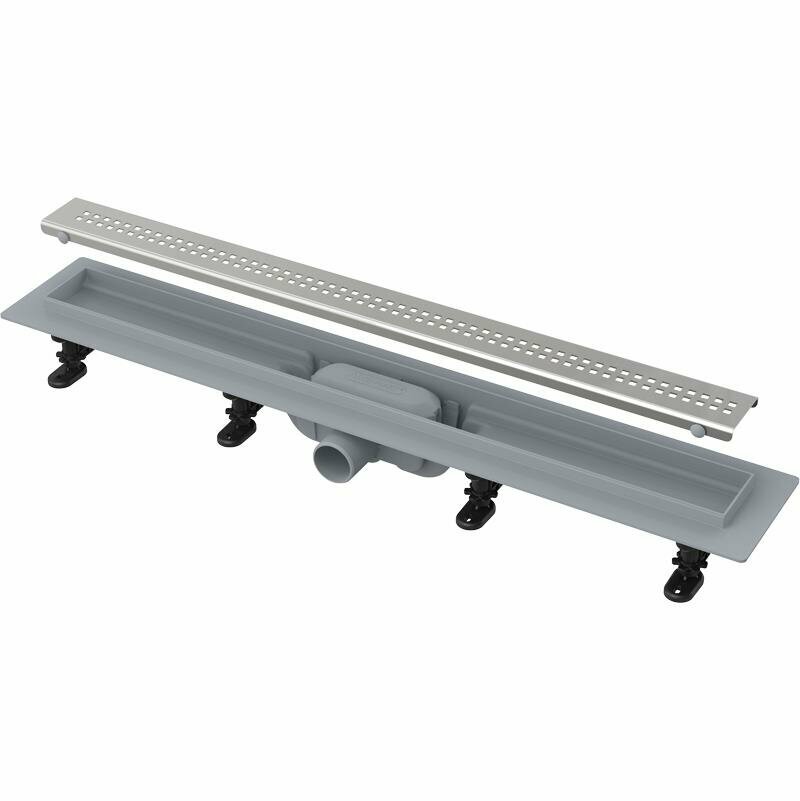 Душевой лоток Alcadrain Simple с решеткой, хром (AG100201950)