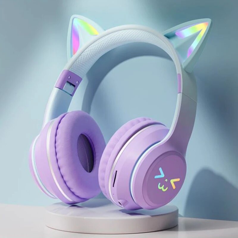 Беспроводные наушники Cat's Ears Purple Cat