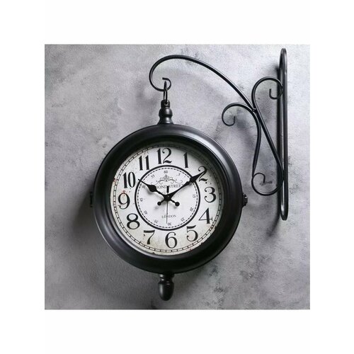 Часы настенные двусторонние на подвесе Секка дискретный 4667₽