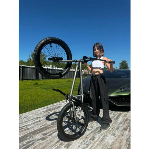 Велосипед BMX Richiesto 20 Рама 205 Трюковый Подростковый детский Унисекс серебро 2250000₽