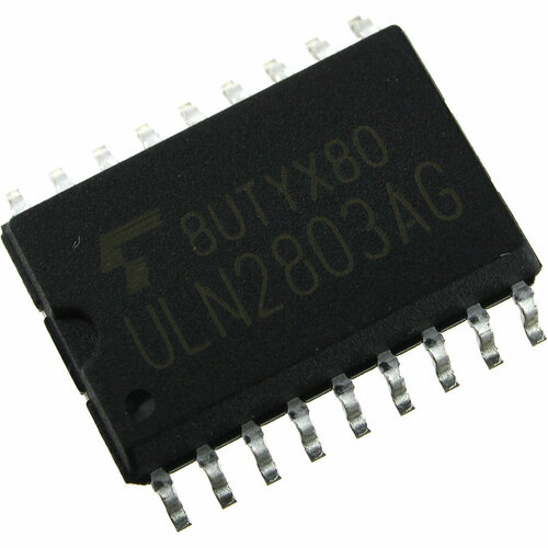 Микросхема ULN2803AG (ULN2803ADW), SO18-300-1.27, Toshiba
