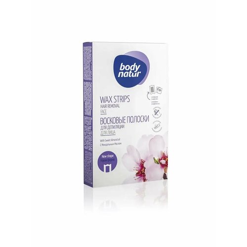 Восковые полоски для депиляции для лица с Миндальным маслом 1099₽