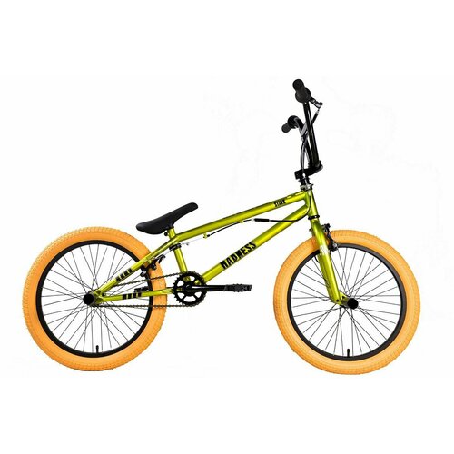 Велосипед Stark Madness BMX 2 2024 9 ярко-зеленыйчерныйпесочный 27610₽