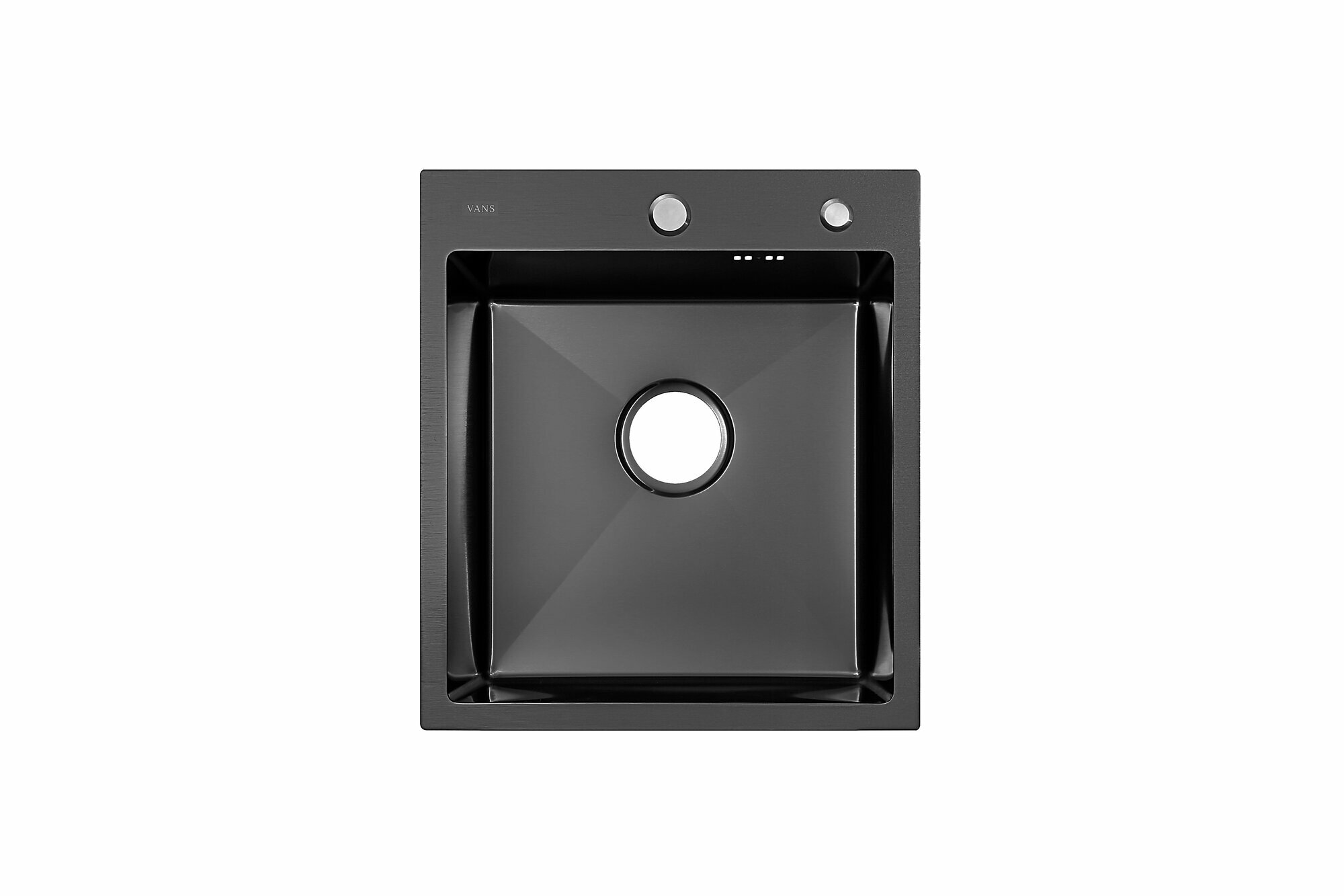 Кухонная мойка "VANS" 450*505*200 мм BLACK