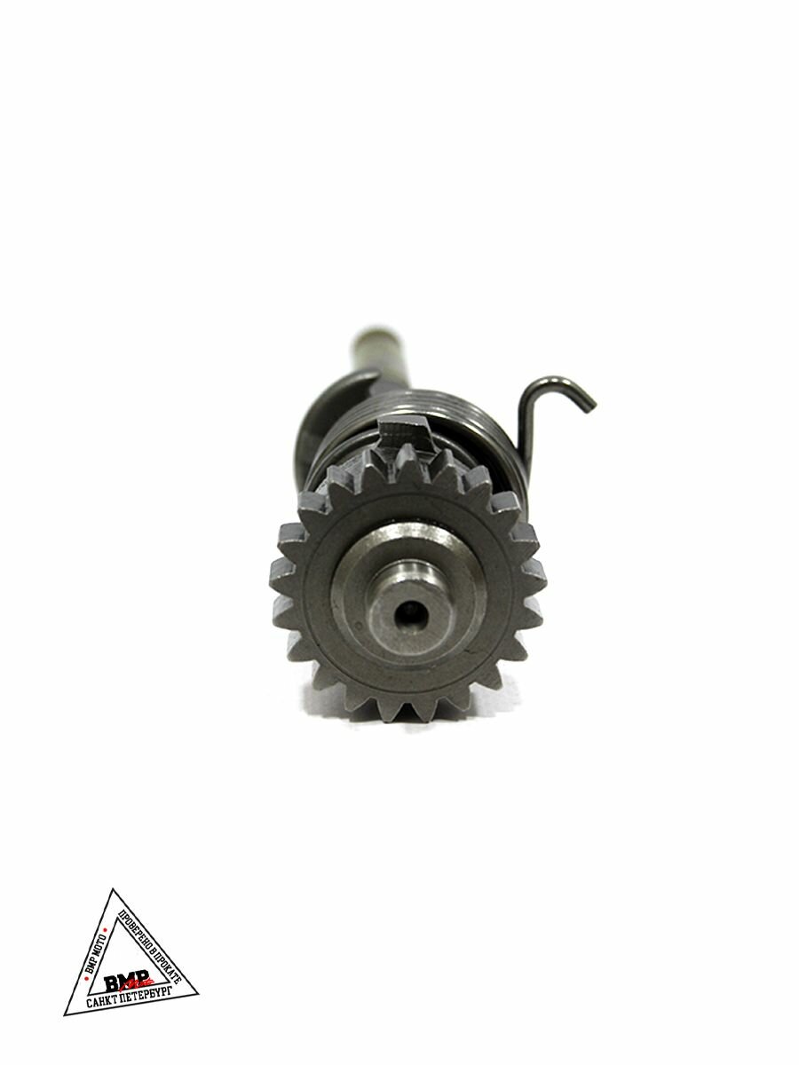 Вал кикстартера в сборе 139FMB 147FMH 50-70cм3 питбайк, квадроцикл, мопед Альфа / Дельта — фото 1