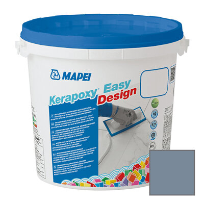 Mapei KERAPOXY EASY DESIGN Эпоксидная затирка 0125 CASTLE GREY 3 кг.