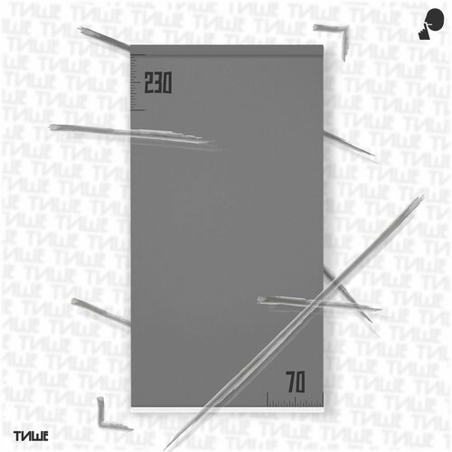 Рулонная штора/жалюзи Темно-серый 70x230