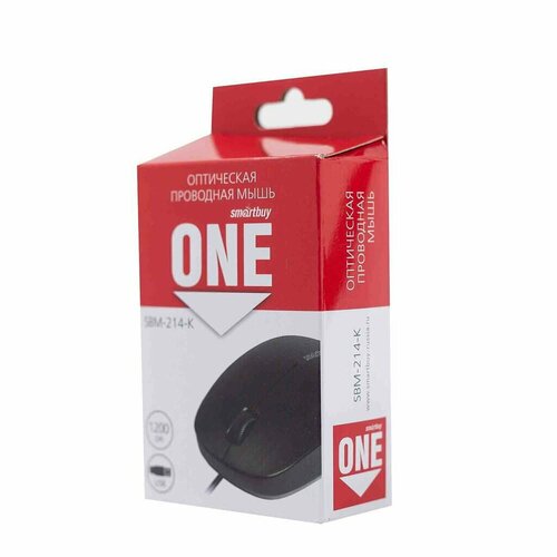 Мышь проводная Smartbuy ONE 214-K черная 66700₽