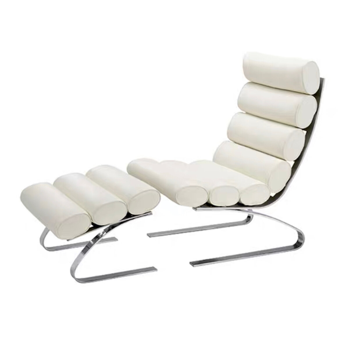 фото Кресло шезлонг Sinus (Черный / экокожа)