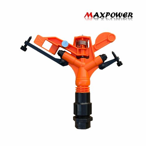 Спринклер с Радиусом 14,3м, Дождеватель двухпоточный MS9806