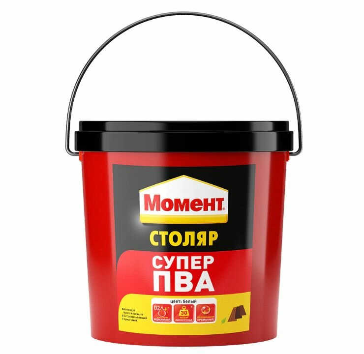 Клей ПВА Столяр Супер Момент ведро 3 кг