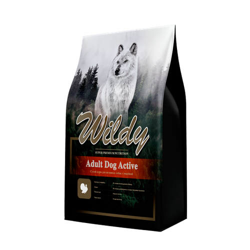 Wildy сухой корм для активных собак с индейкой ( Adult Dog Active)