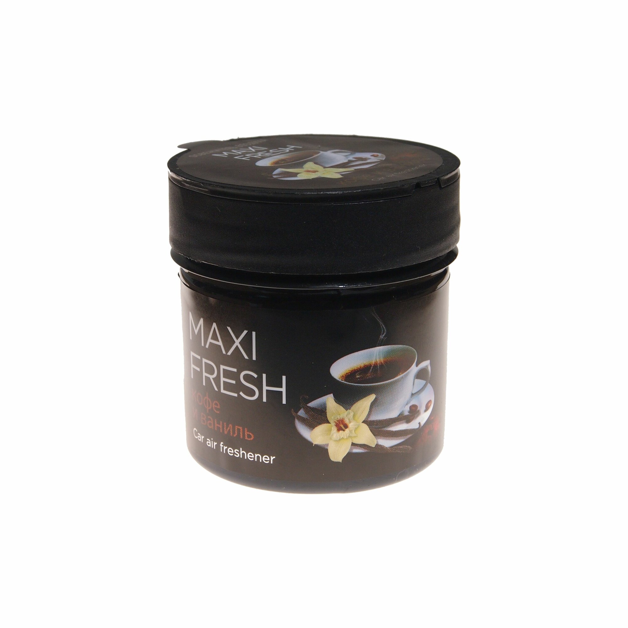 Ароматизатор воздуха CMF-113 MAXI FRESH (кофе и ваниль) гелевый, банка 100гр