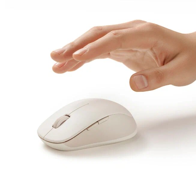 Беспроводная мышь Wireless Bluetooth Dual Mode Mouse Oxide White XMSMSB01YM