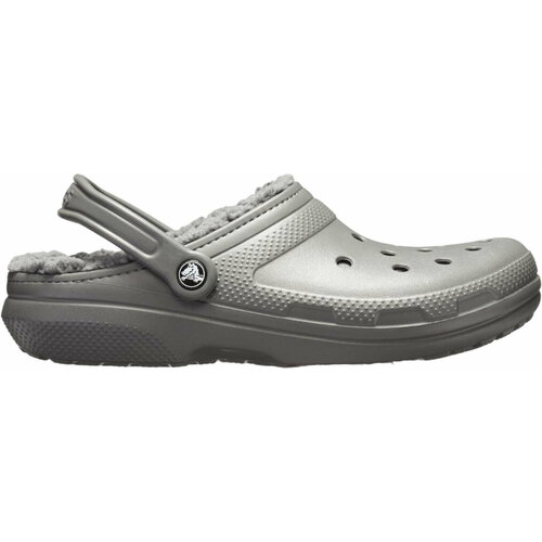 фото Сабо crocs classic lined clog, размер m5w7, серый