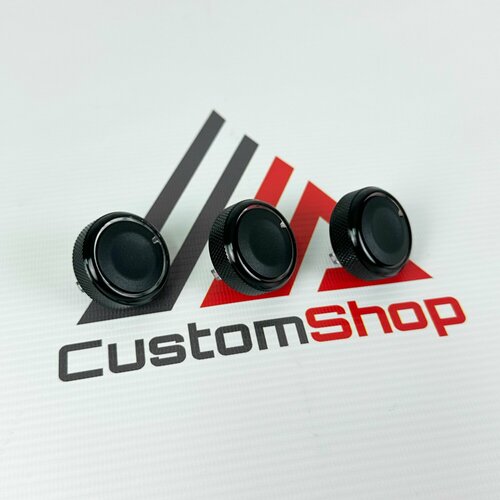 Ручки регулировки отопителя Лада Приора черный лак