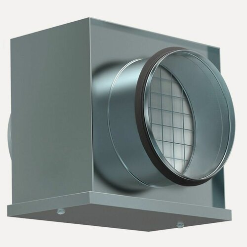 Изображение товара Фильтр-бокс (корпус с материалом) FBCr 160, для воздуховодов, корпус из оцинкованной стали, круглый