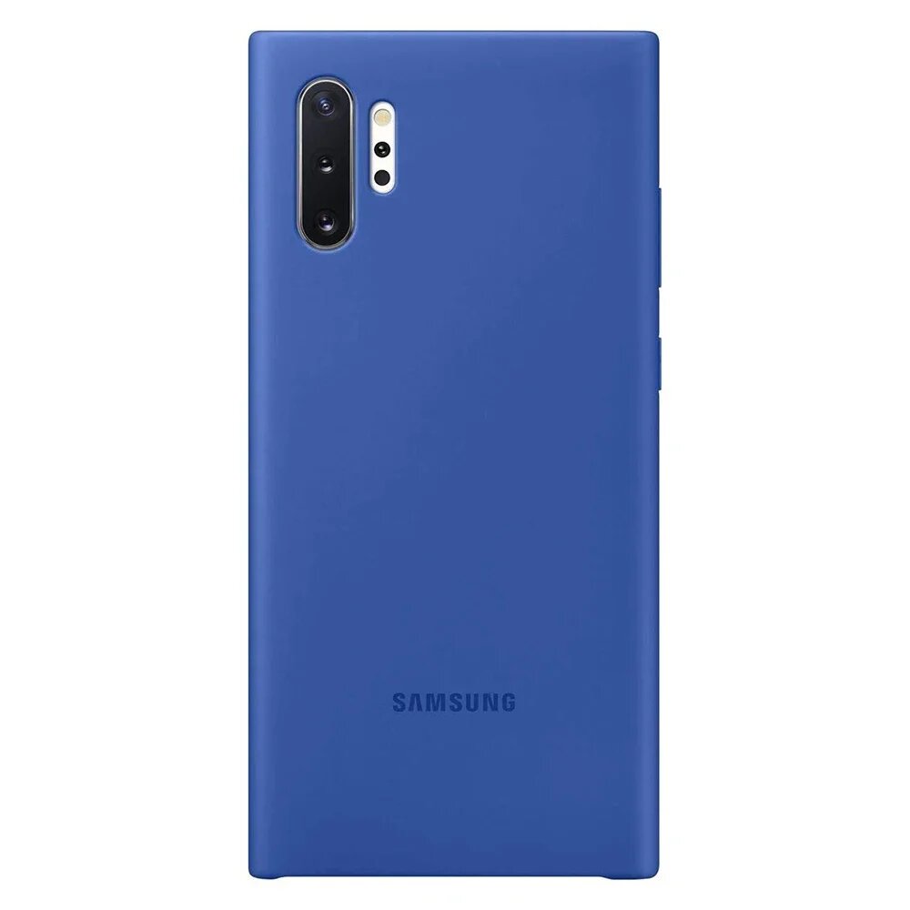 Оригинальный противоударный силиконовый чехол для Samsung Galaxy Note 10 + Note 10 Plus, Blue, Для Galaxy Note10 Plus — фото 1