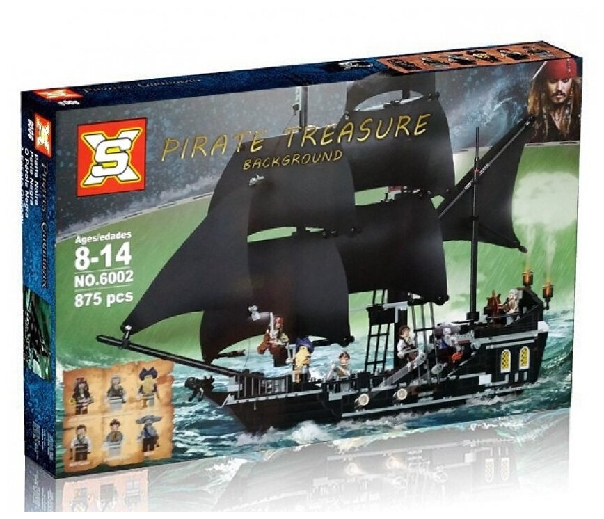 Kонструктор Черная жемчужина. Пираты Карибского моря, 875