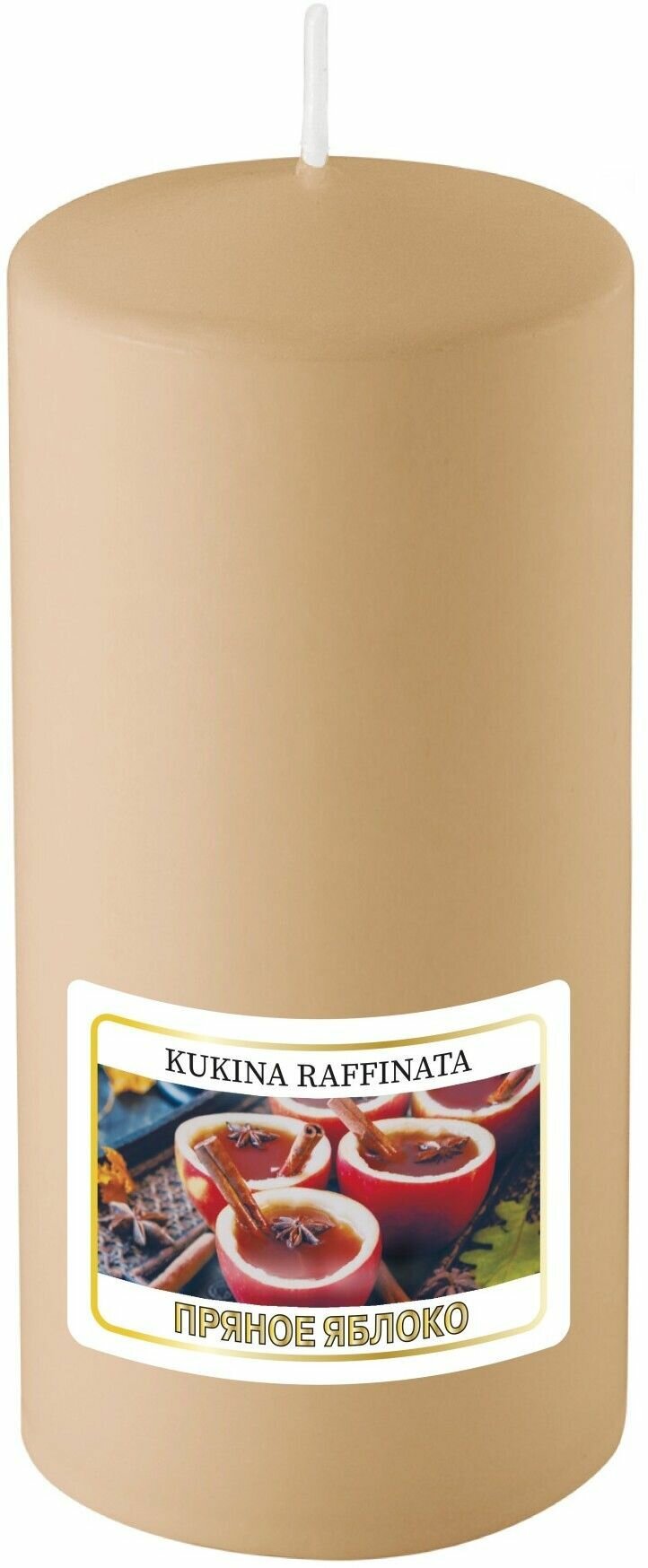 Свеча ароматизированная Kukina Raffinata Кашемир, 8 см - фото №1