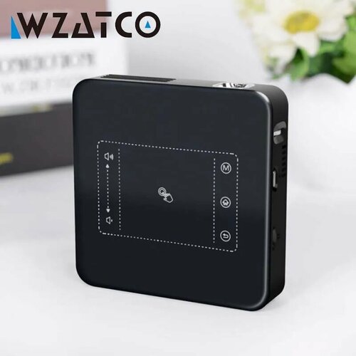 WZATCO D13 4K Мини Проектор, Цвет1