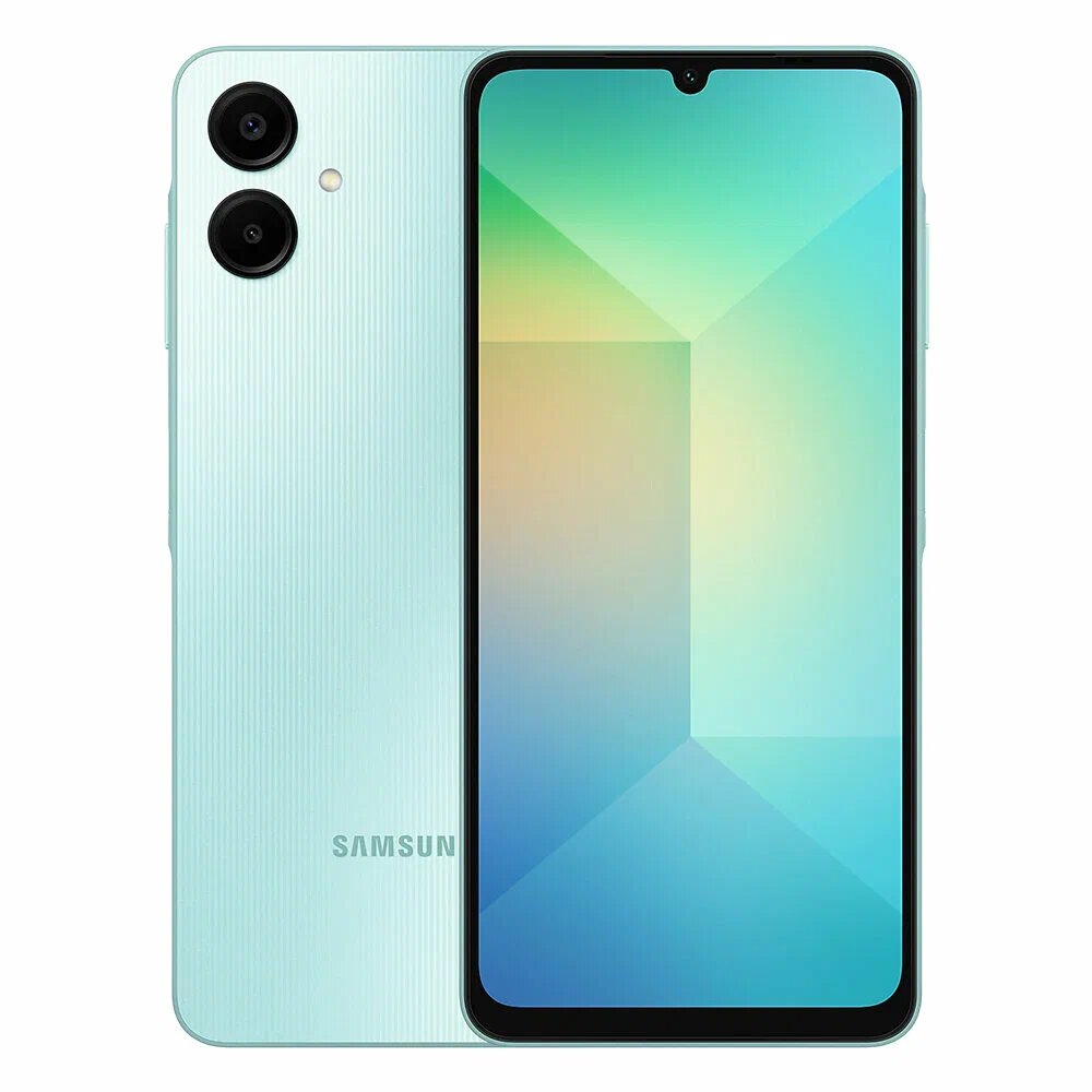 Samsung Смартфон Samsung Galaxy A06 6/128GB (Зеленый, 6 ГБ, 128 ГБ, Global, Dual nanoSim)