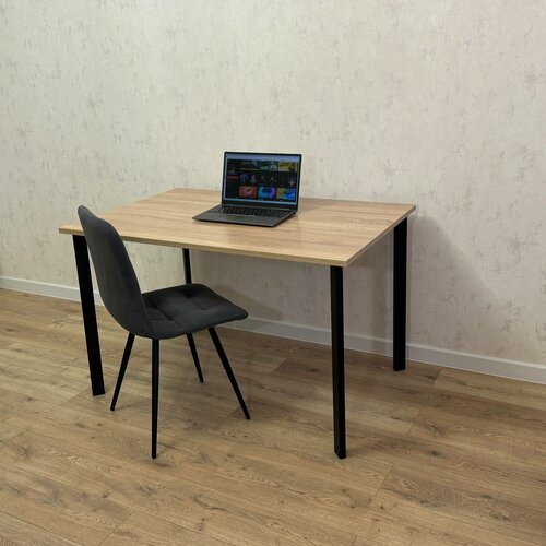 Изображение товара Письменный стол Компьютерный Дуб 120*70 см. Ножки черные