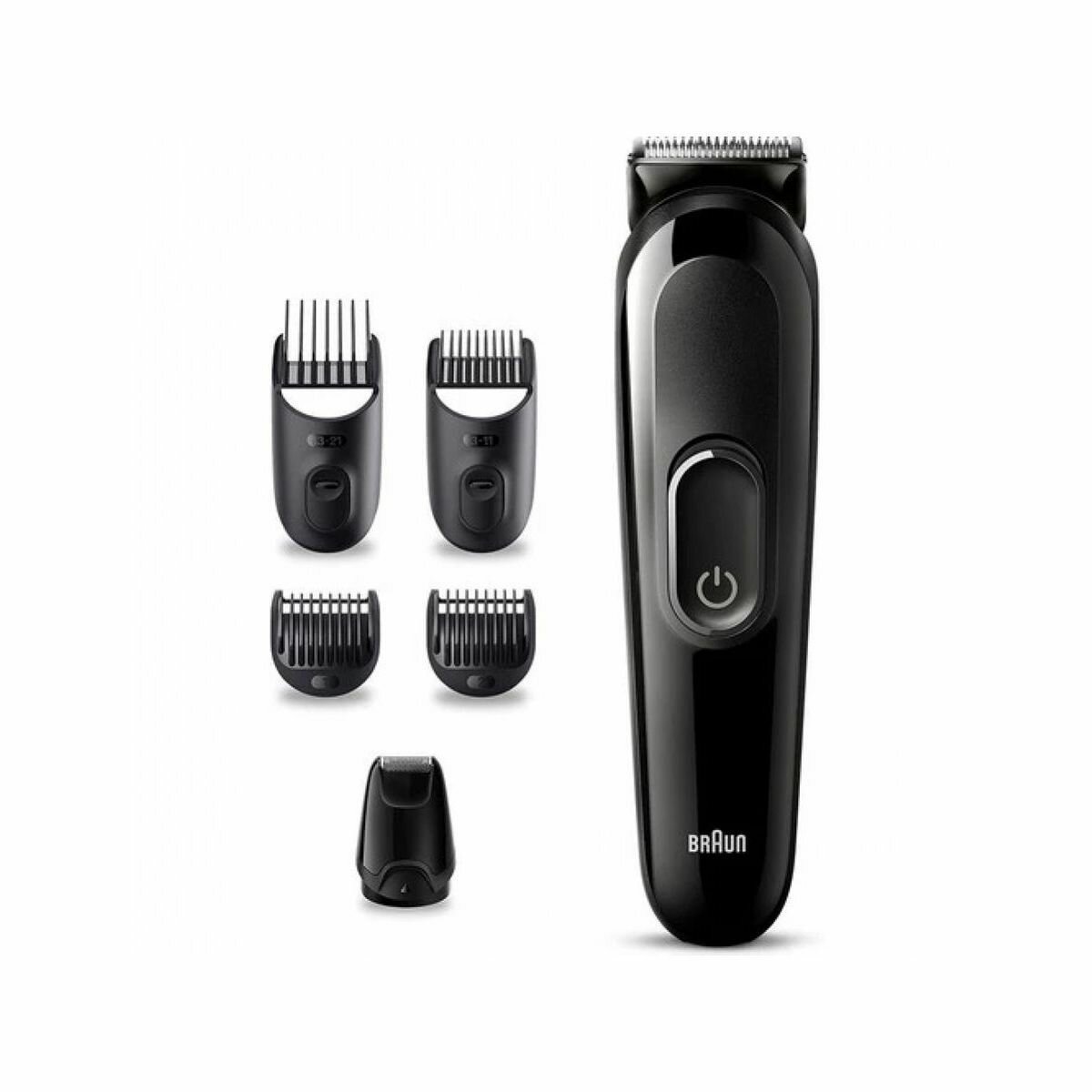 Триммер для волос Braun All-in-One Style Kit MGK3410 черный (6-в-1, для стрижки бороды и стрижки волос)