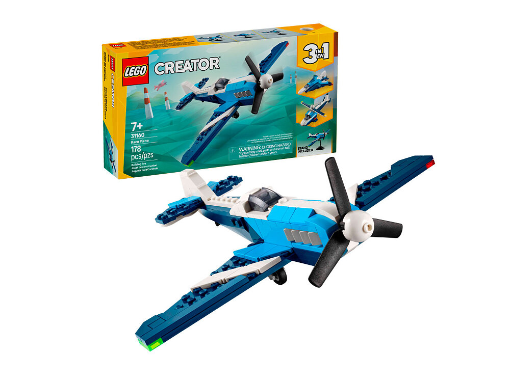 Конструктор LEGO Creator Конструктор Авиация: гоночный самолет 31160