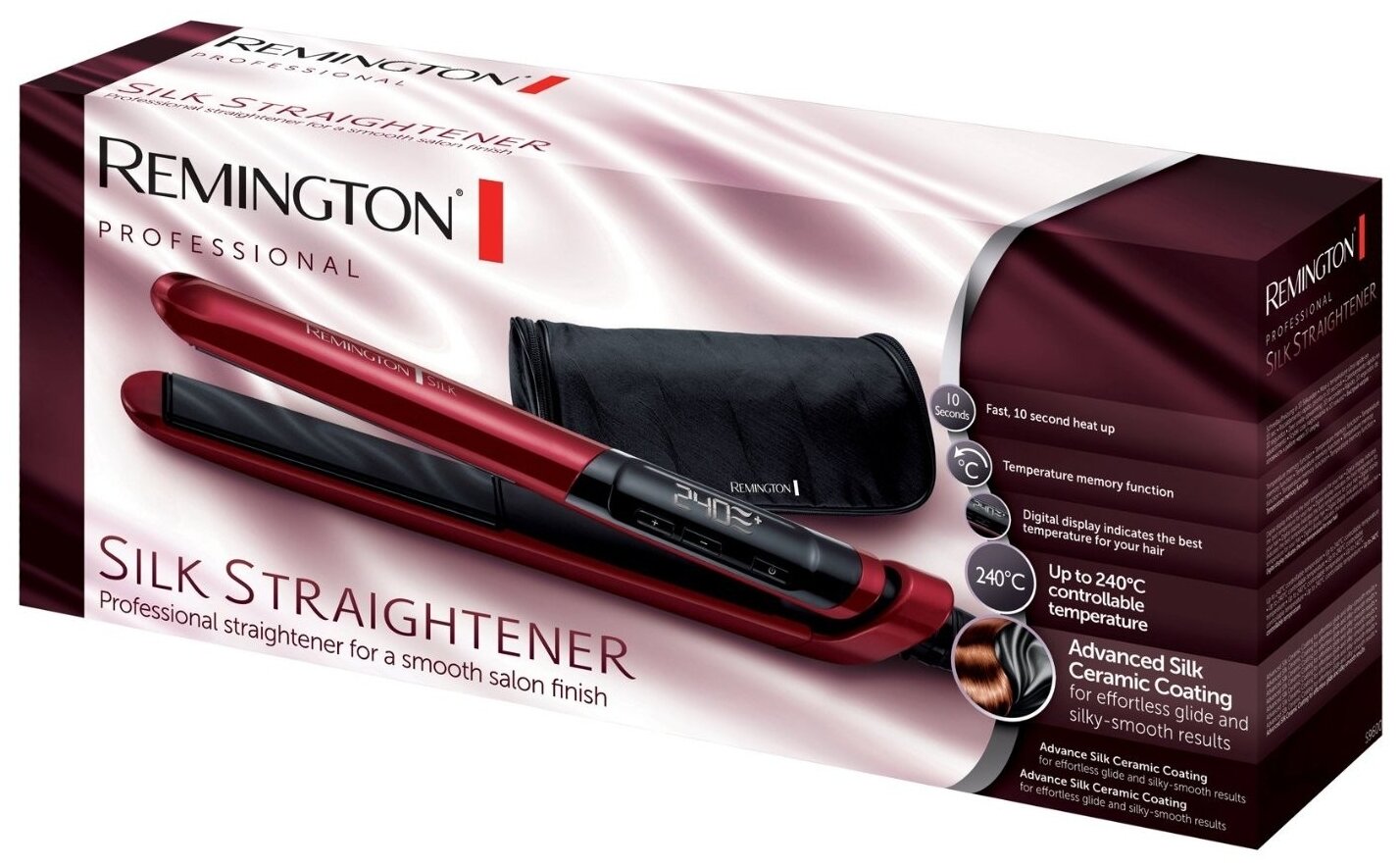Щипцы Remington S9600 40Вт красный чёрный - фото №10