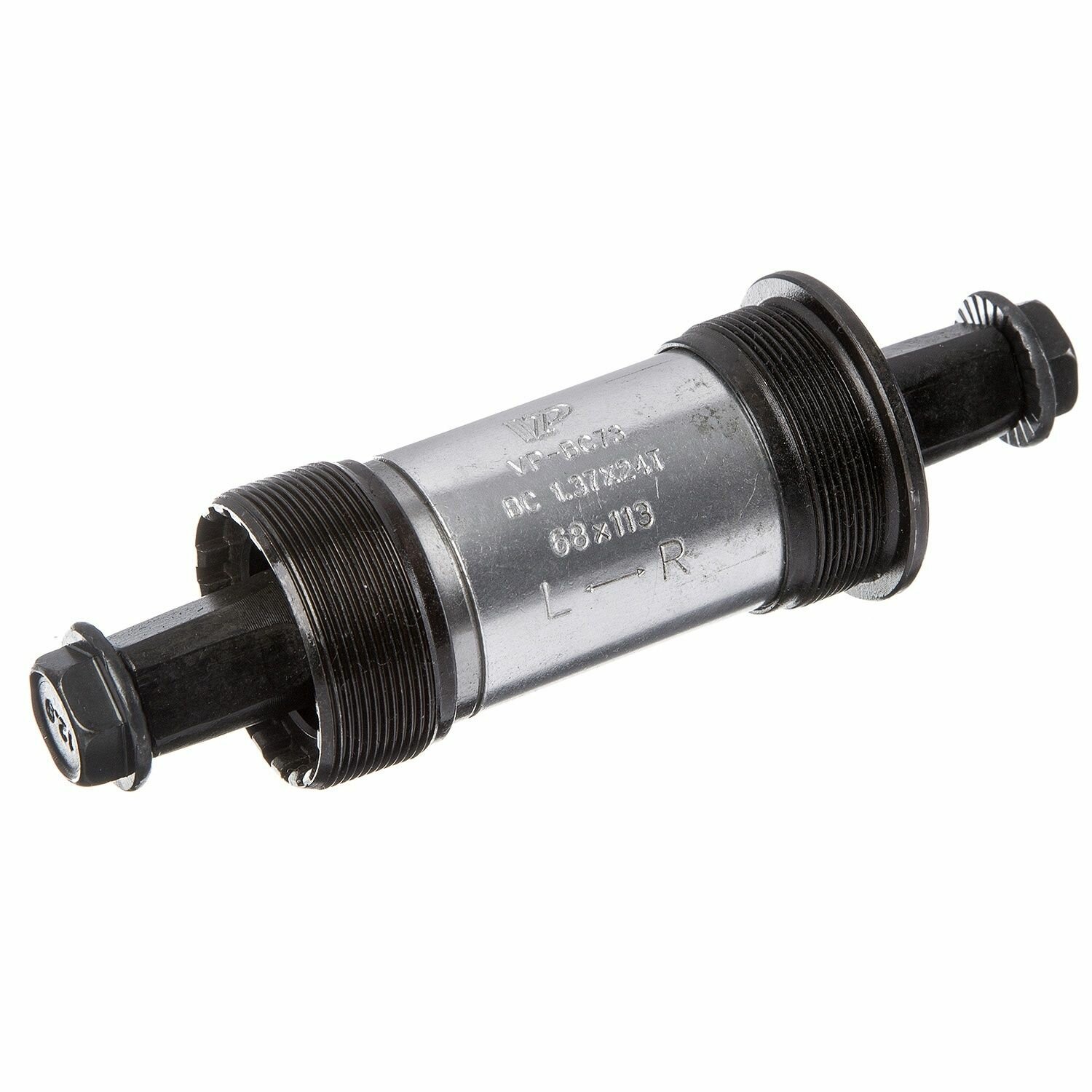 Каретка велосипедная VP-BC73, BC1,37х24T, ширина 68 мм, длина 113 мм