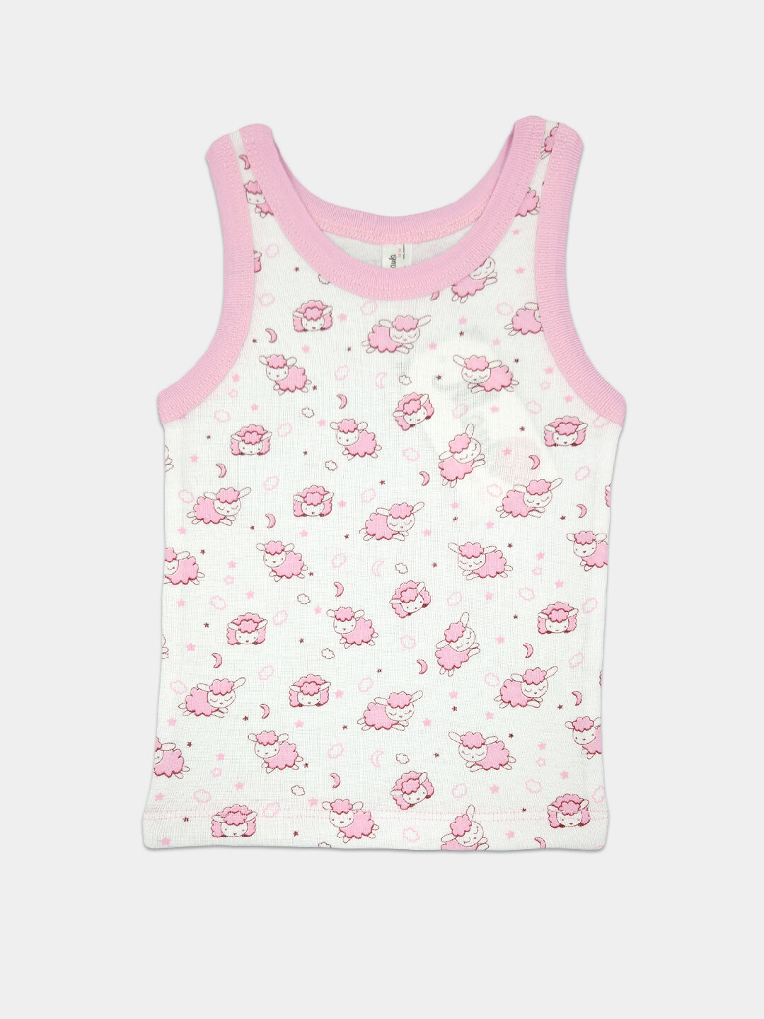 Майка Maula, размер 4-5, розовый, — фото 1