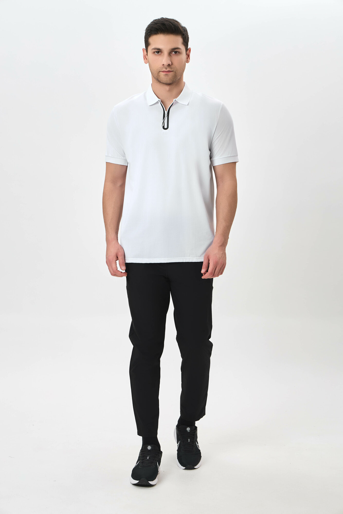 Поло спортивное TERRA PRO, размер M, white — фото 1