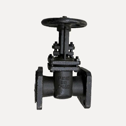 Изображение товара Задвижка чугунная 30ч6бр Ду50 Ру16 ЛМЗ, фланцевое присоединение