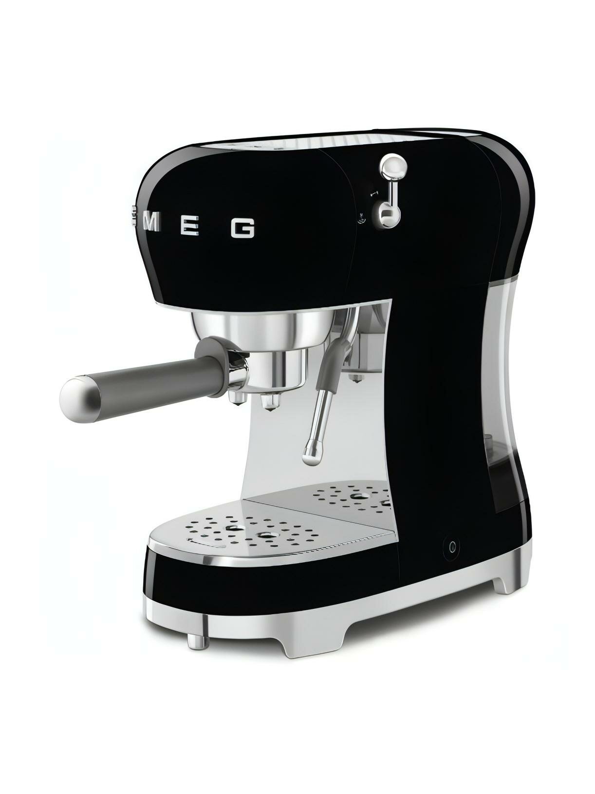 Кофеварка рожкового типа Smeg ECF02BLEU черная