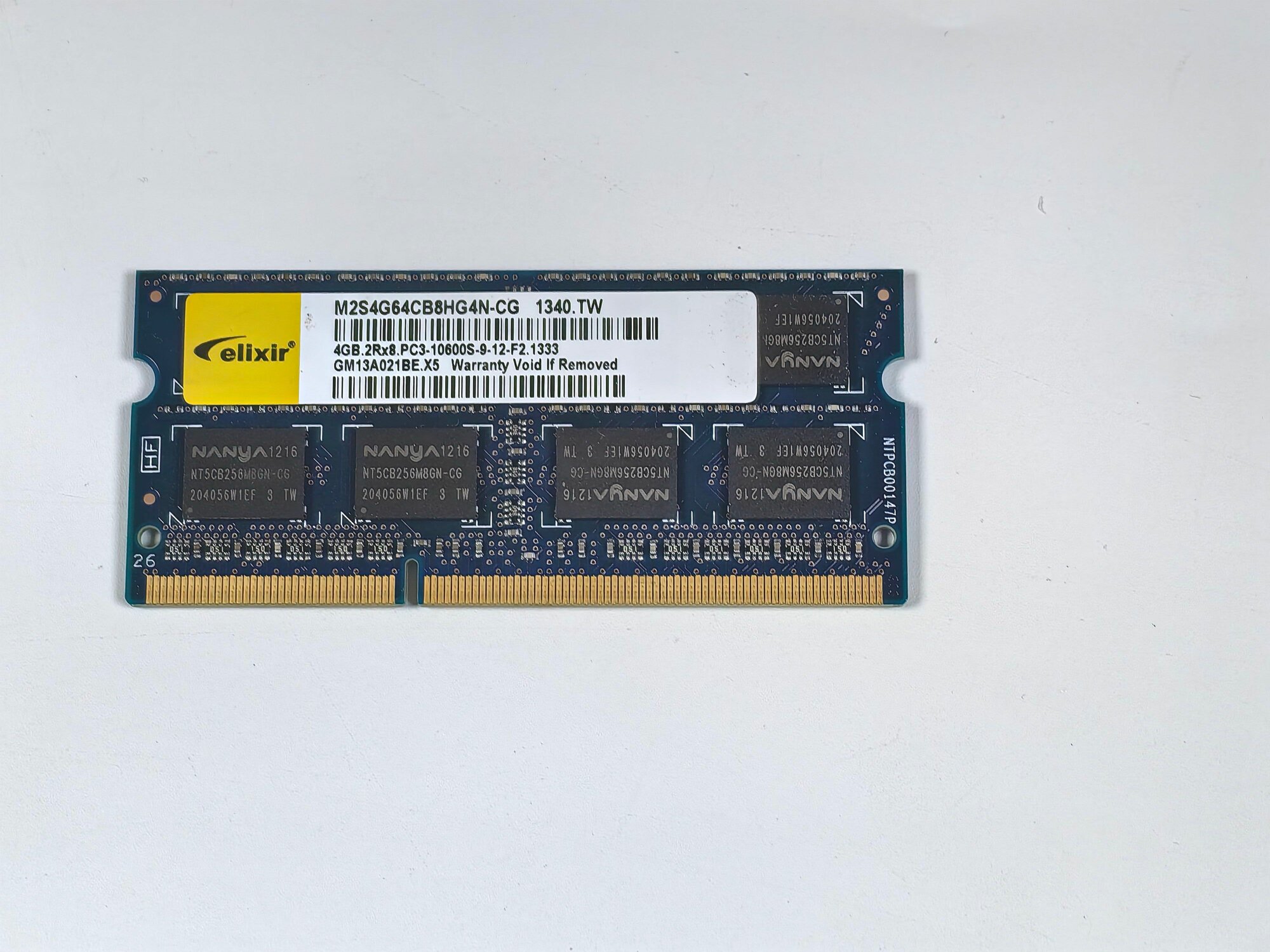 Оперативная память SO-DIMM ELIXIR 4Гб