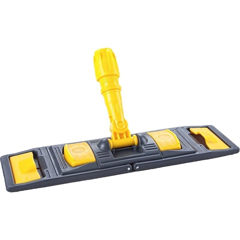 Держатель МОПа универс. пластик 40х11см т. серый/желтый NPK195