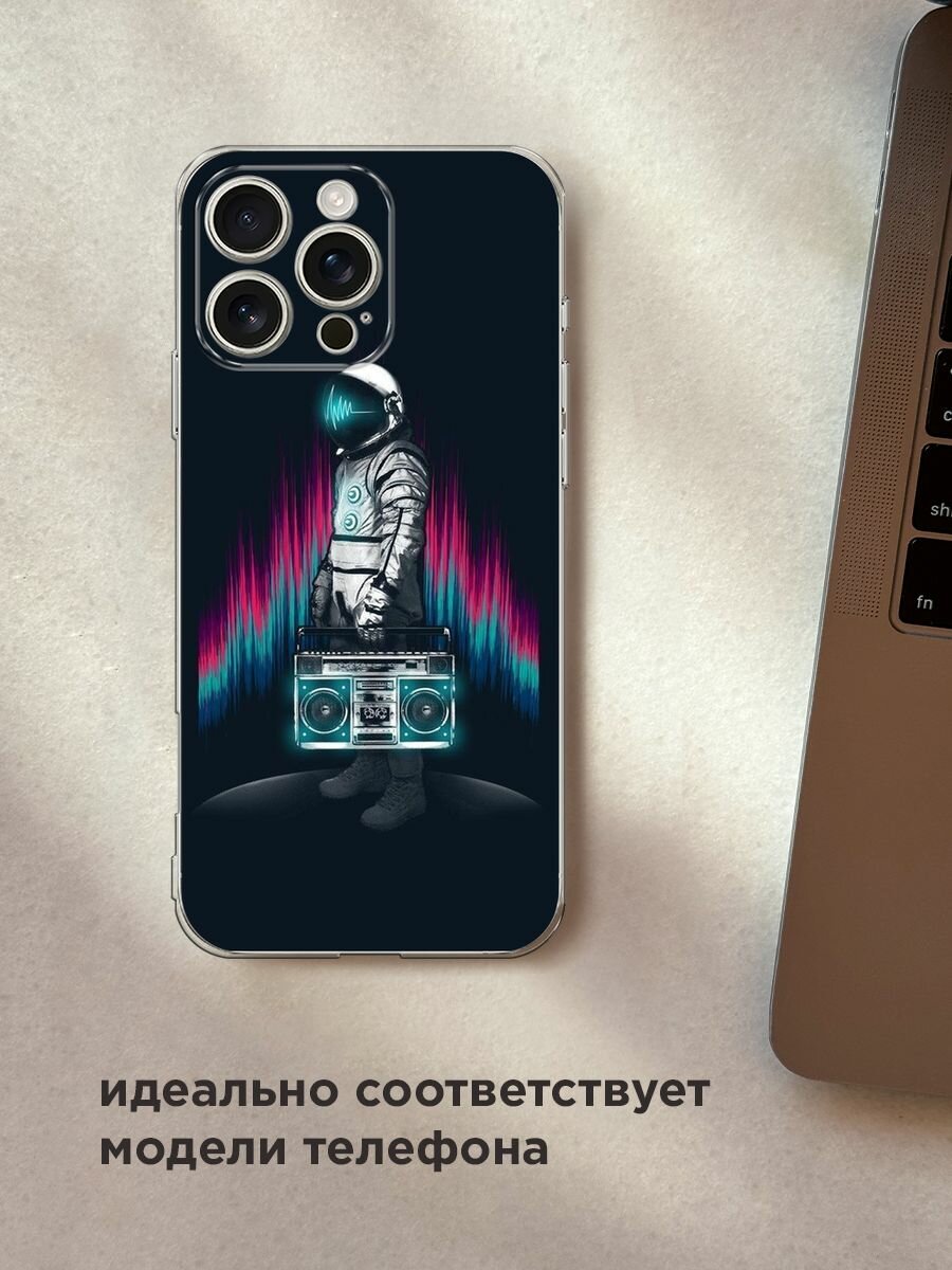 Чехол на Apple iPhone 16 Pro Max / Айфон 16 Про Макс с принтом "Космическая вечеринка" — фото 1