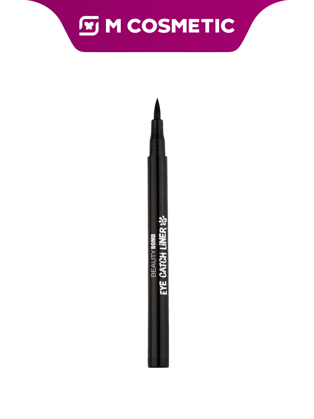 Подводка BEAUTY BOMB, фломастер, устойчивость к влаге, черная, 1.2 мл