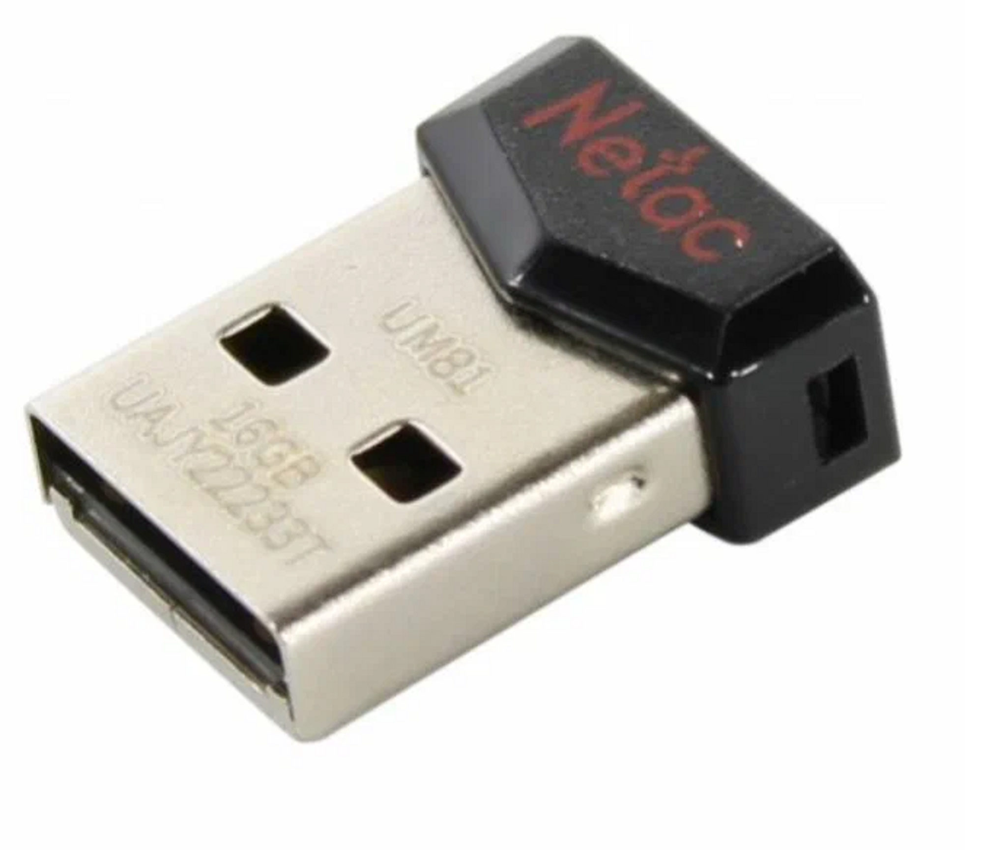 Накопитель USB 2.0 32GB Netac NT03UM81N-032G-20BK, черный цвет