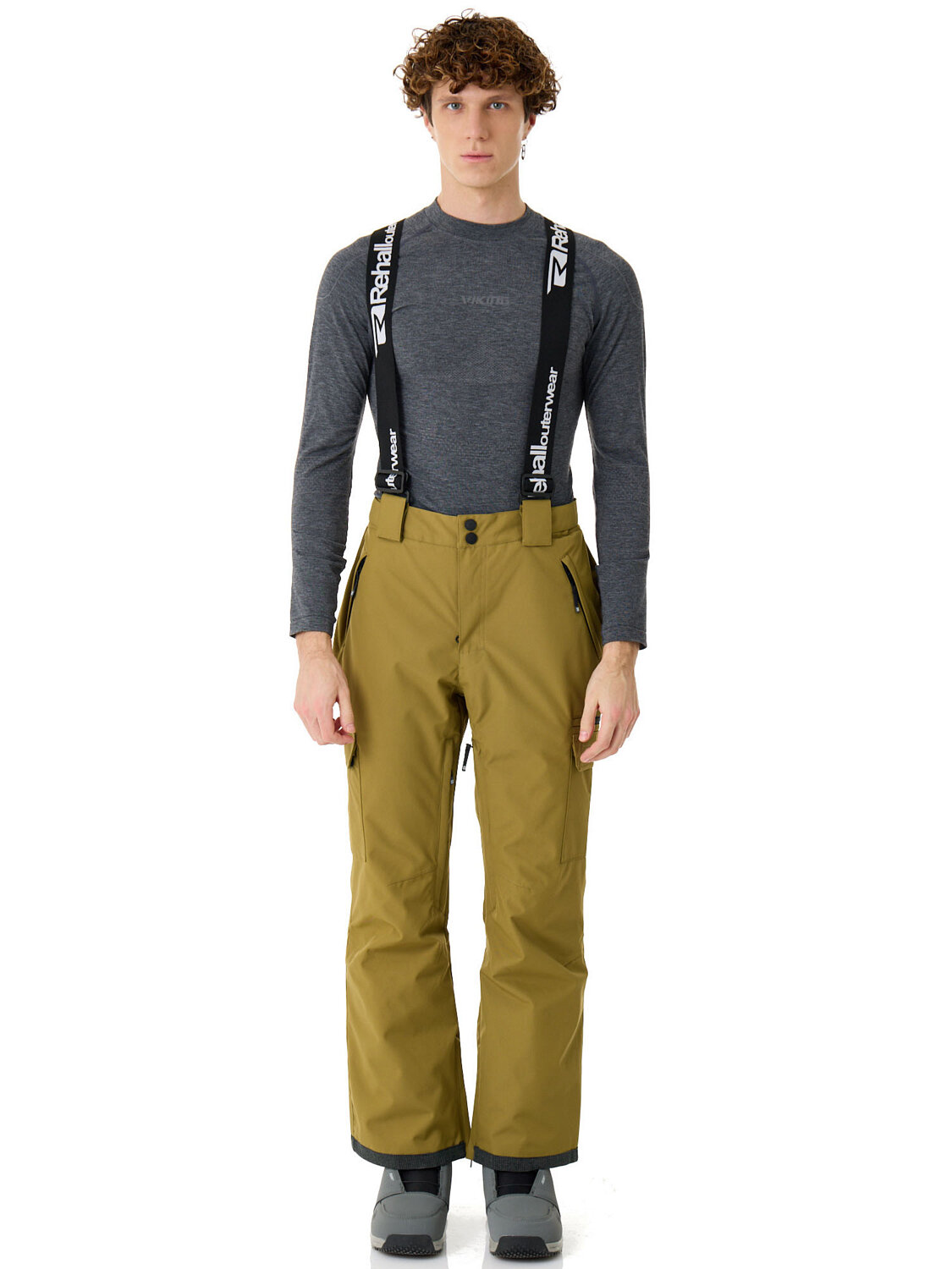 брюки для сноубординга Rehall, карманы, регулировка объема талии, утепленные