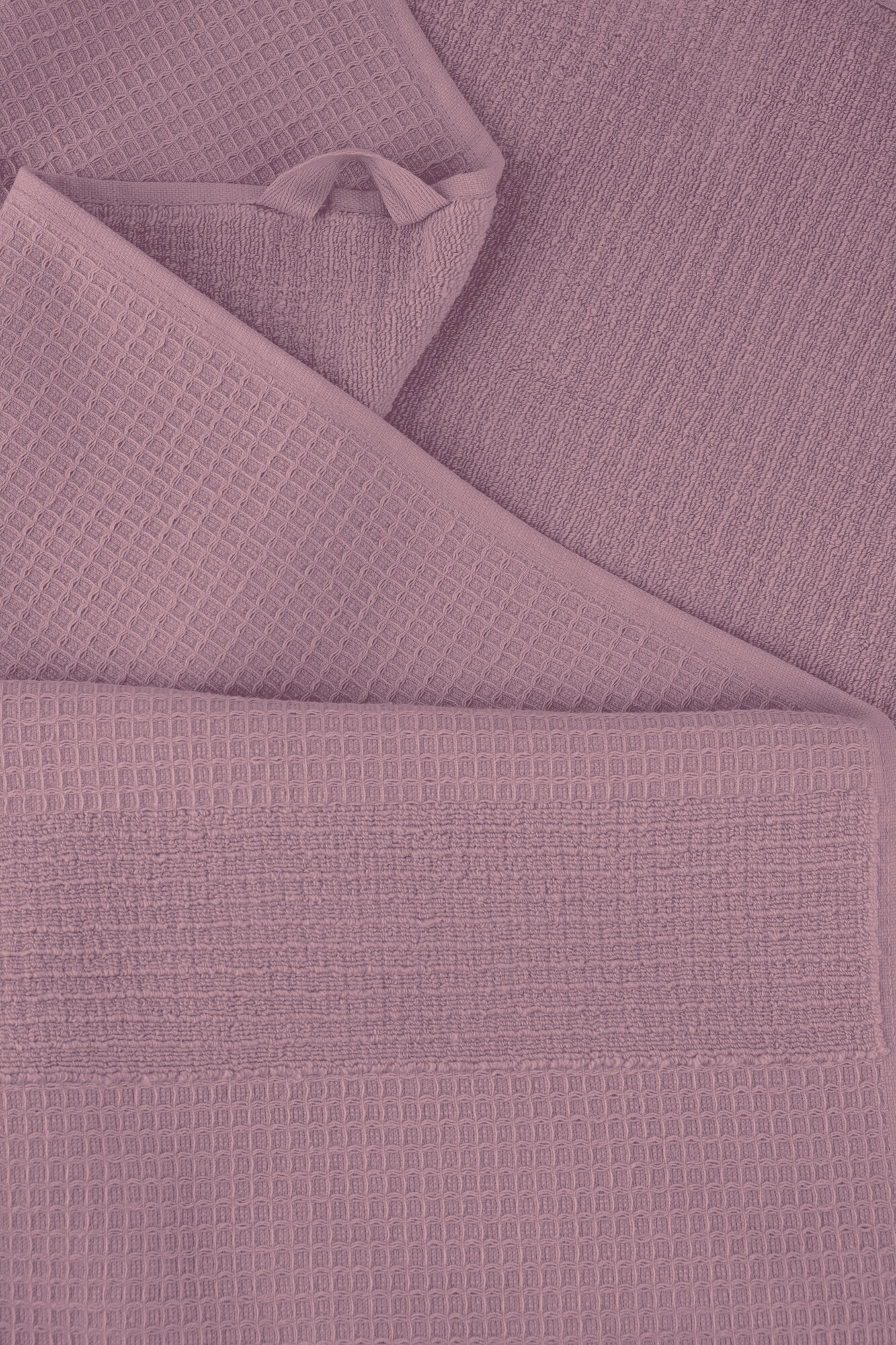 Полотенце LINENS WAFFLE/махровое/70х140/400 г/м2 PEMBE, розовый - фотография № 3