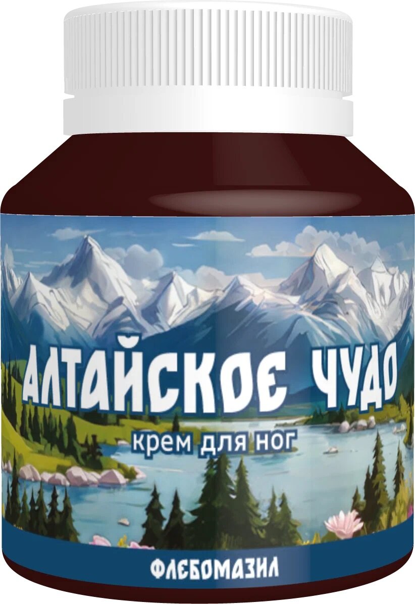 Алтайское чудо Флебомазил крем , 90 мл, 90 г, 1 шт., 1 уп.