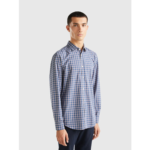 фото Рубашка united colors of benetton, размер xl, синий