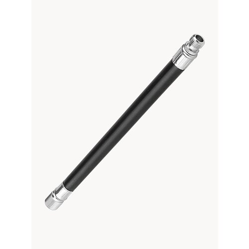 Шланг для насоса для подкачки шин, резиновый удлинитель ниппеля, черный