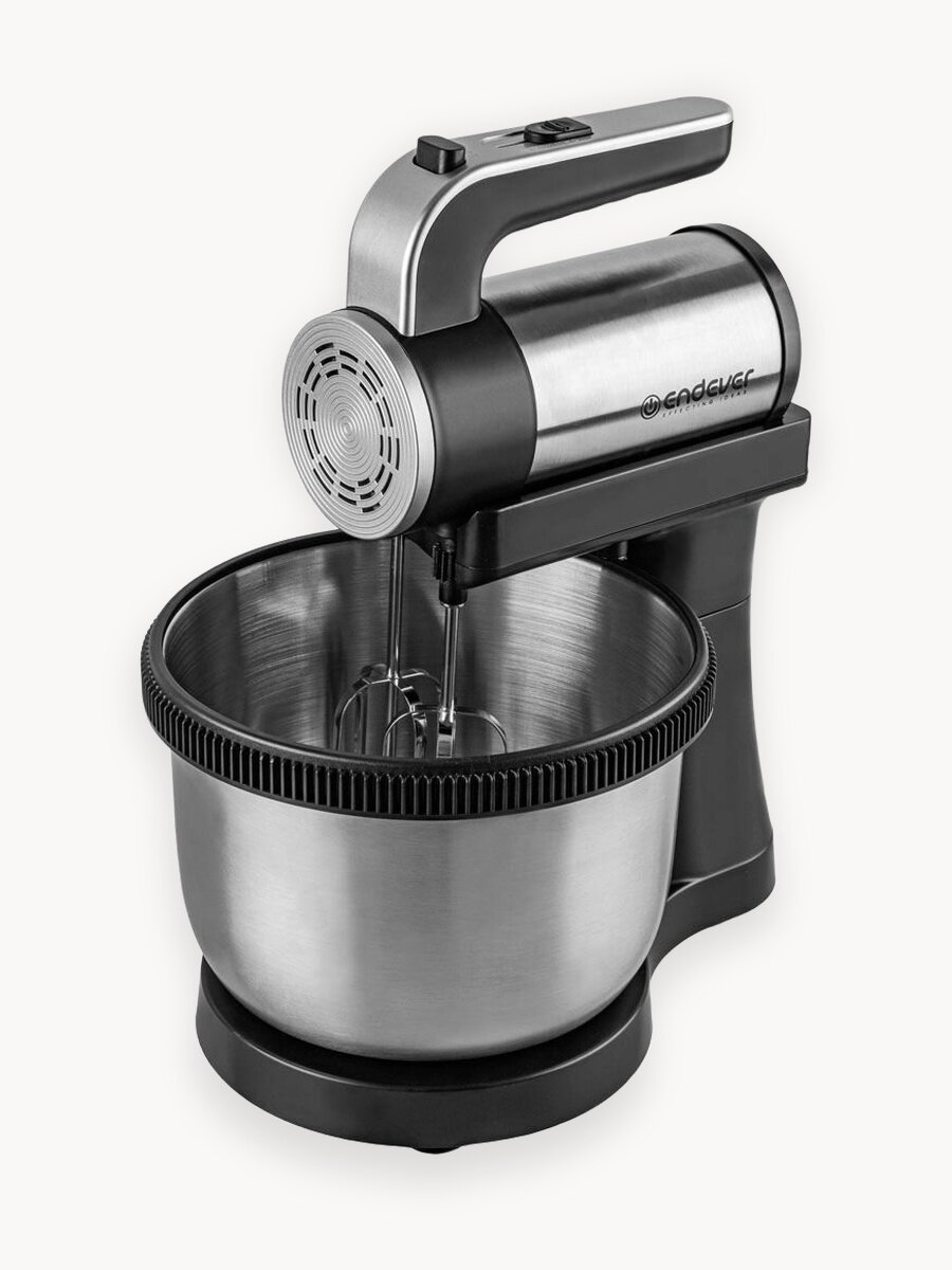 Ручной миксер с чашей ENDEVER SIGMA-12, 5 скоростей, 2 насадки